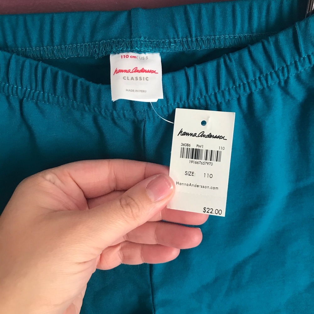 NWT Hanna Andersson Leggings Sz 110/5 US